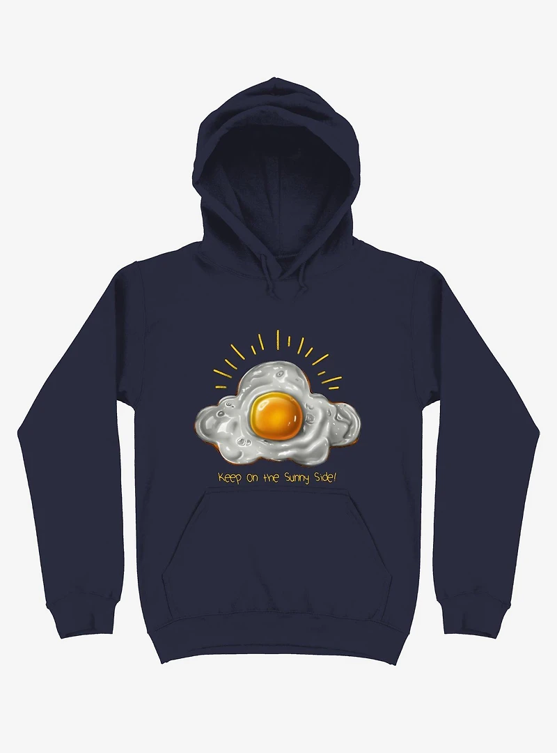 Sunny Side Navy Blue Hoodie