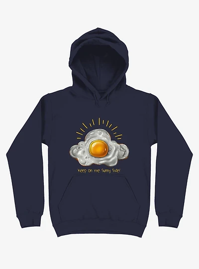 Sunny Side Navy Blue Hoodie