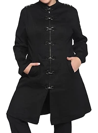 Black Strait Coat Plus