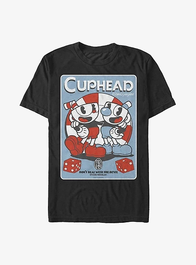 Cuphead Castle Cards T-Shirt