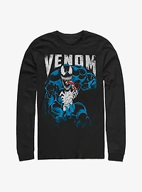 Marvel Venom: Let There Be Carnage Venom Grunge Long-Sleeve T-Shirt