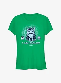 Marvel Loki I Am Smart Girls T-Shirt