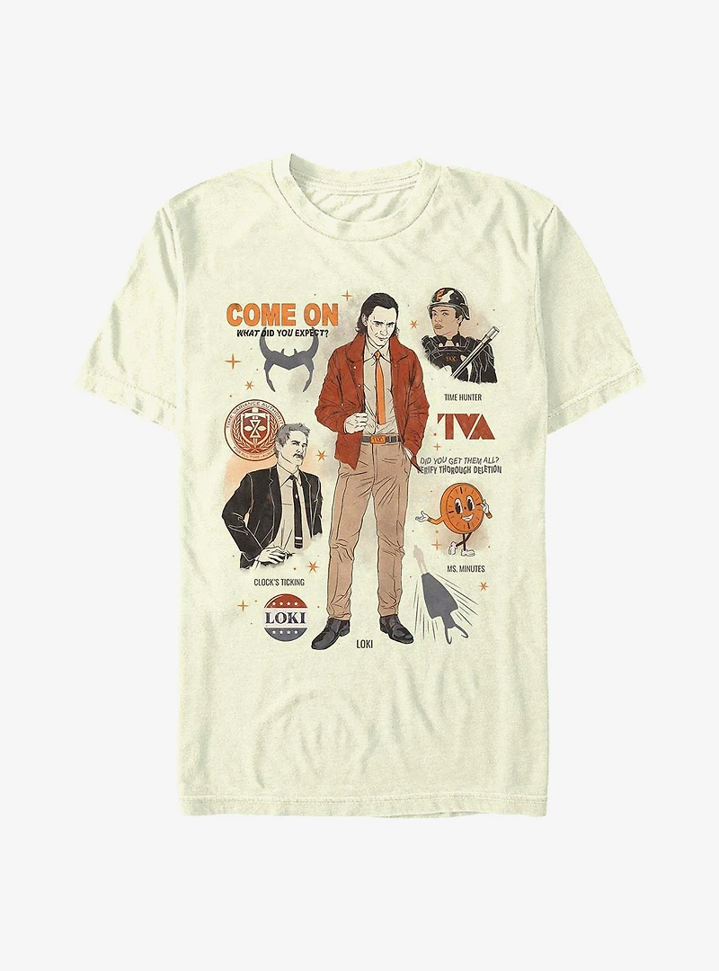Marvel Loki Textbook Icons T-Shirt