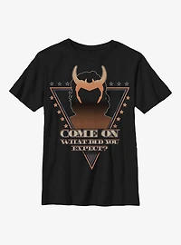 Marvel Loki Mischievious Campaign Youth T-Shirt