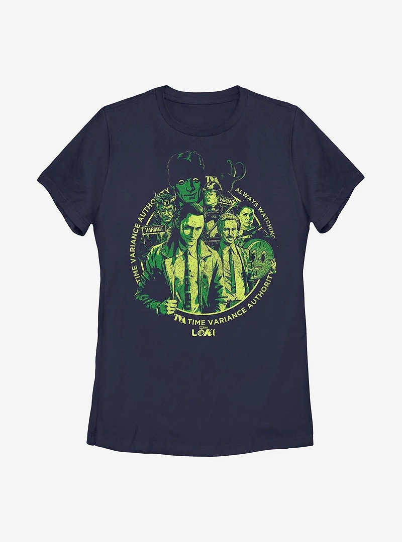 Marvel Loki Agents Of Time Womens T-Shirt