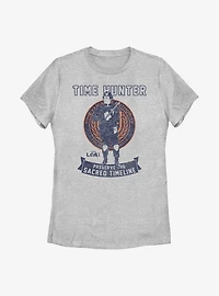 Marvel Loki Time Hunter Preserve The Sacred Timeline Womens T-Shirt