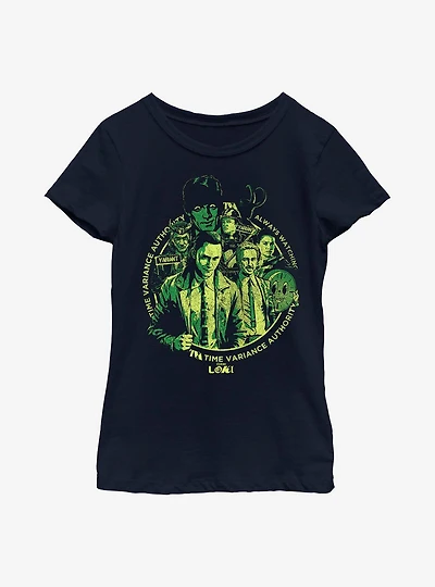 Marvel Loki Agents Of Time Youth Girls T-Shirt