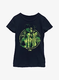 Marvel Loki Agents Of Time Youth Girls T-Shirt
