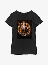 Marvel Loki Poster Youth Girls T-Shirt
