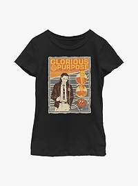 Marvel Loki Glorious Purpose TVA Youth Girls T-Shirt