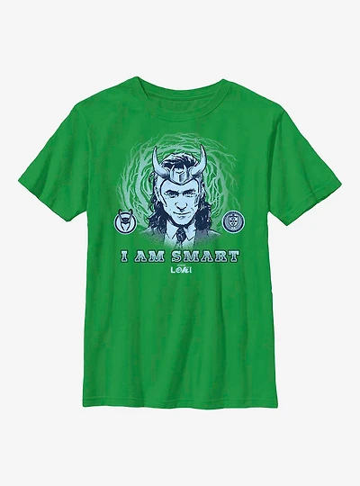 Marvel Loki I Am Smart Youth T-Shirt