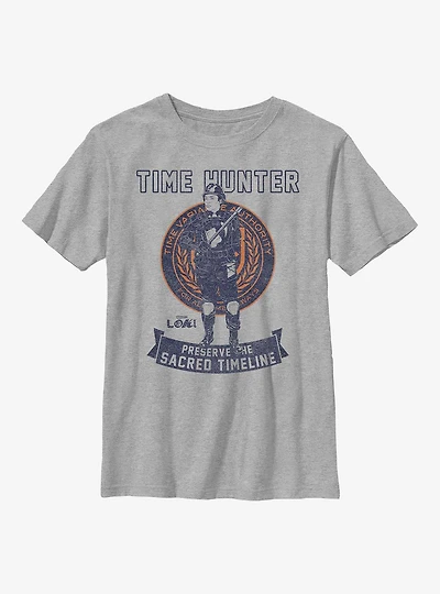Marvel Loki Time Hunter Preserve The Sacred Timeline Youth T-Shirt