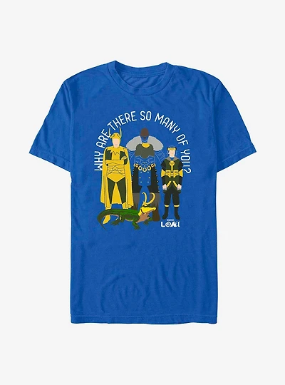 Marvel Loki Why Are There So Many Of You? T-Shirt