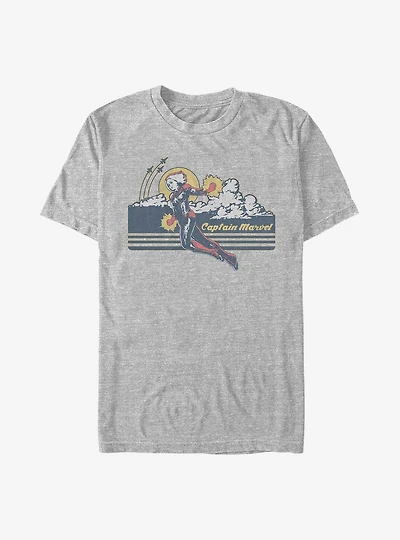 Marvel Captain Sunset Hero T-Shirt
