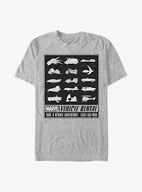 Marvel Vechicle Rental T-Shirt