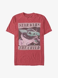 Star Wars The Mandalorian Grungy Child Photo T-Shirt