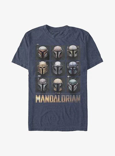 Star Wars The Mandalorian Mando Helmet Boxup T-Shirt