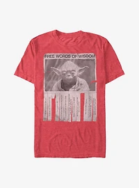 Star Wars Yoda Words of Wisdom T-Shirt