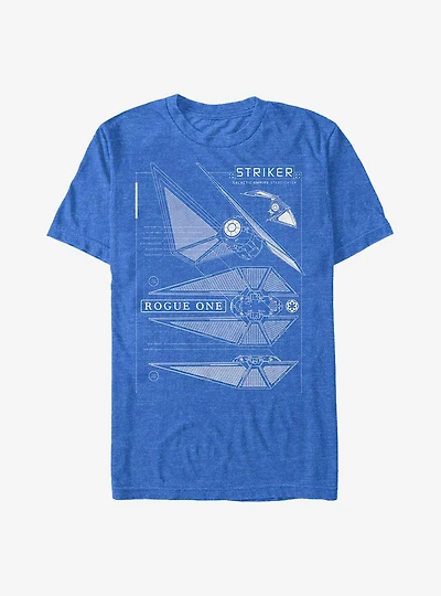 Star Wars Rogue One: A Story Striker Schema T-Shirt