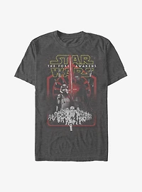 Star Wars Episode VII The Force Awakens Kylo Ren and Stormtroopers T-Shirt