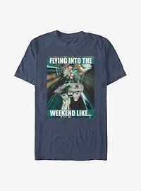 Star Wars Flying Into The Weekend T-Shirt