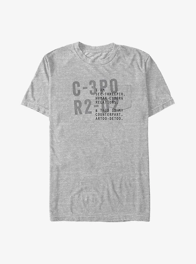 Star Wars C-3PO And R2-D2 T-Shirt