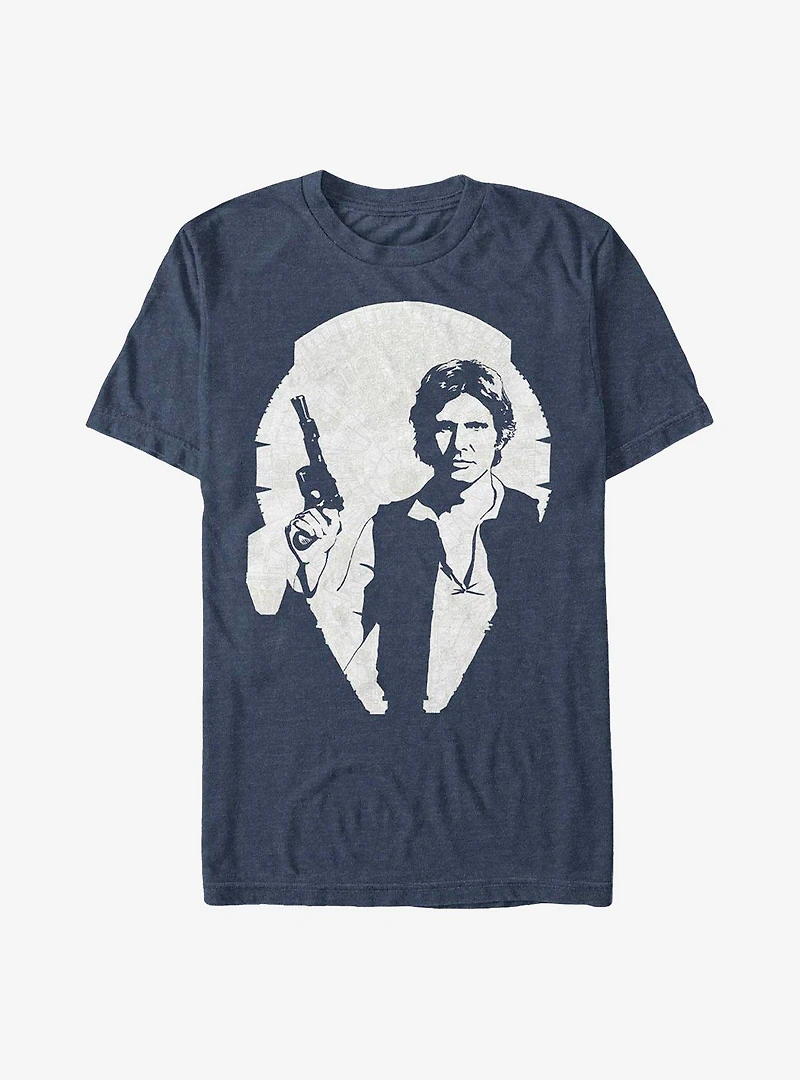 Star Wars Han Falcon Frame T-Shirt