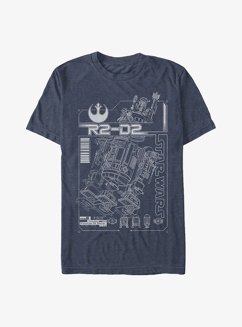 Star Wars R2-D2 Schematic T-Shirt