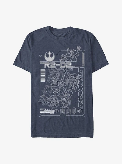 Star Wars R2-D2 Schematic T-Shirt