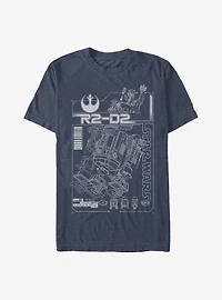 Star Wars R2-D2 Schematic T-Shirt