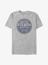 Star Wars May The Fourth Circle T-Shirt