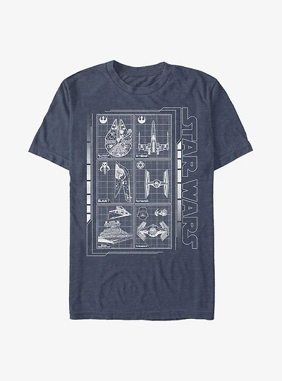 Star Wars Battle Ships T-Shirt