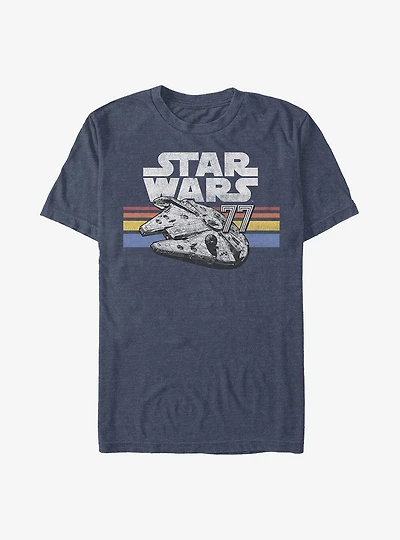 Star Wars Vintage Falcon Stripes T-Shirt