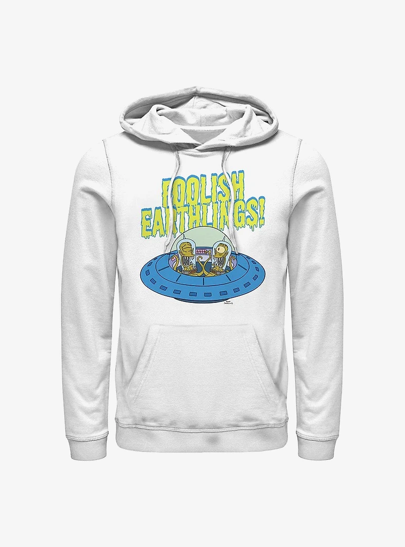 The Simpsons Foolish Earthlings Hoodie