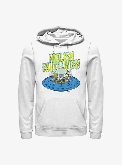 The Simpsons Foolish Earthlings Hoodie
