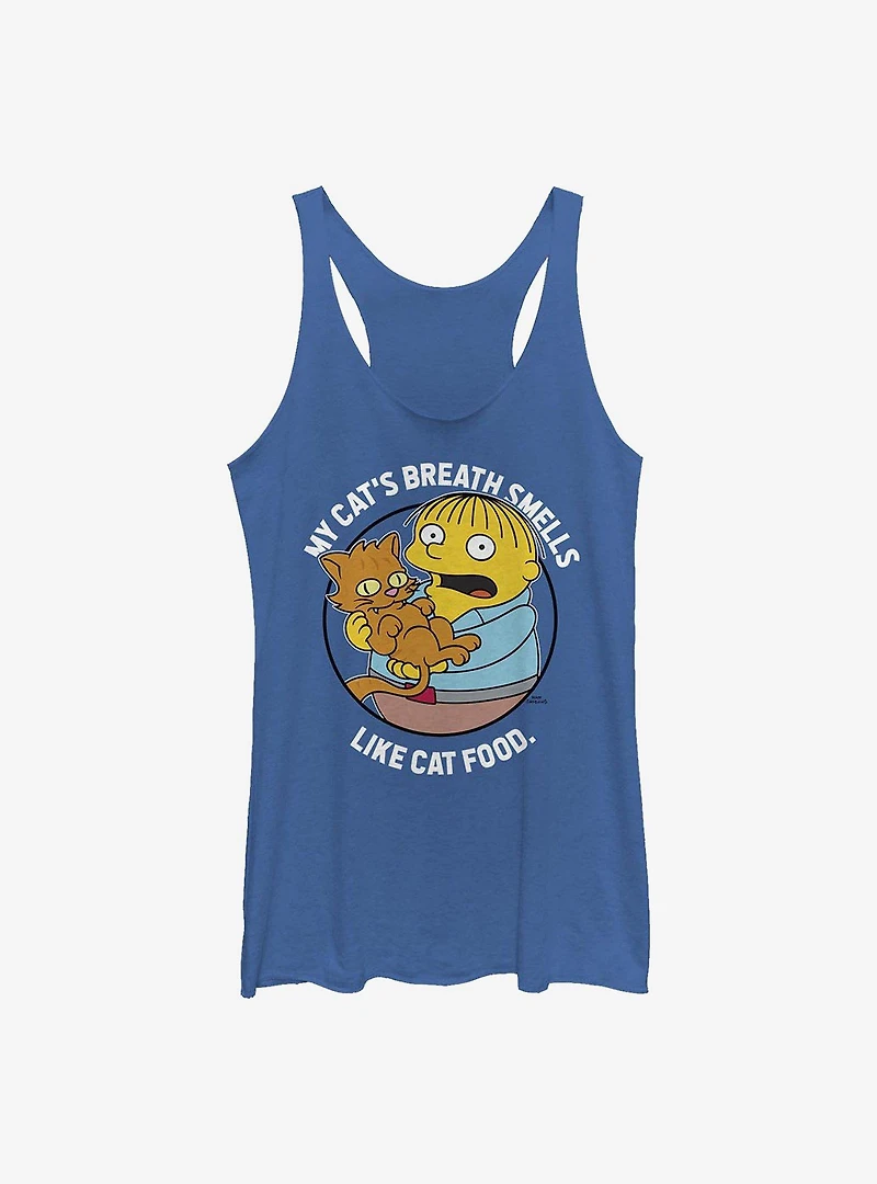 The Simpsons Ralph's Cat Womens Tank Top