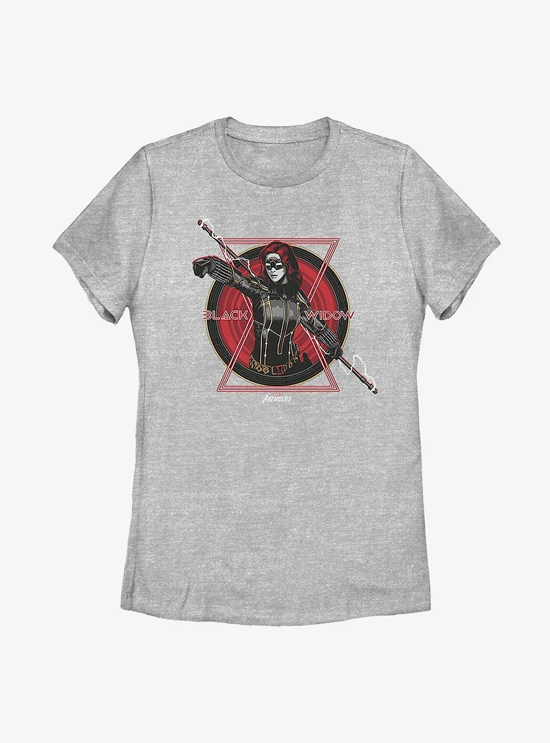 Marvel Black Widow Lighting Womens T-Shirt