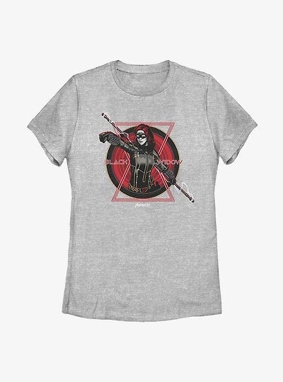 Marvel Black Widow Lighting Womens T-Shirt
