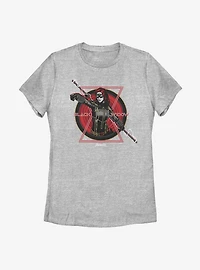 Marvel Black Widow Lighting Womens T-Shirt