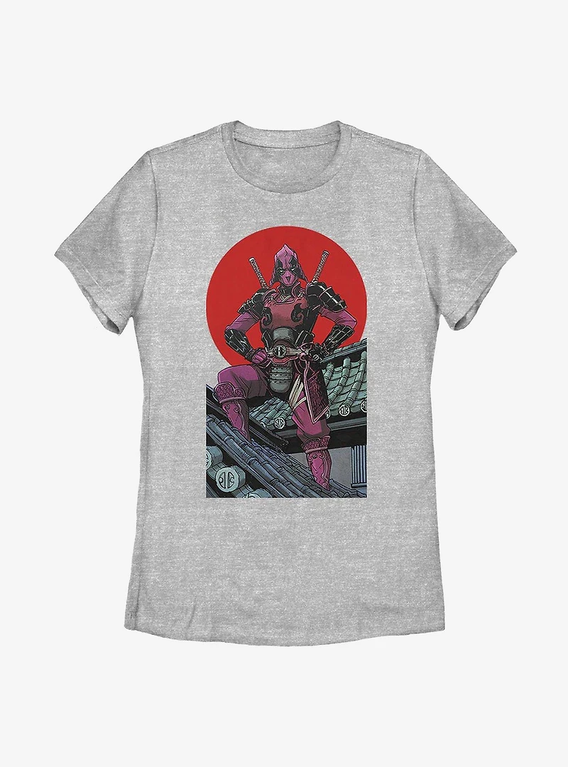 Marvel Deadpool Sun Womens T-Shirt