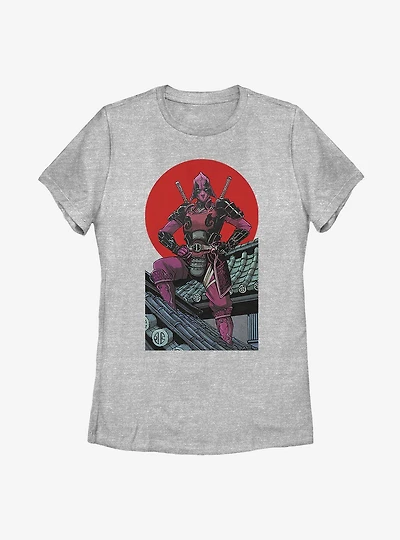 Marvel Deadpool Sun Womens T-Shirt