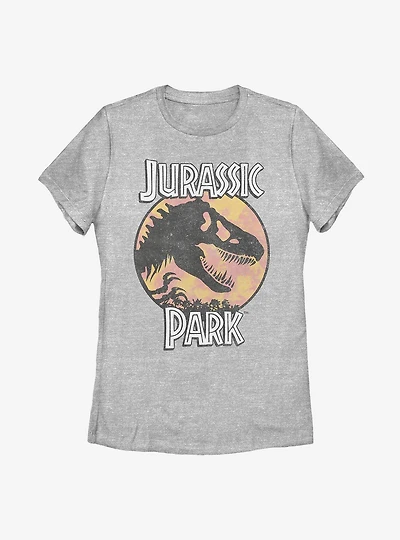 Jurassic Park Bombard Circle Womens T-Shirt