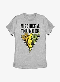Marvel Thor Loki Cards Womens T-Shirt