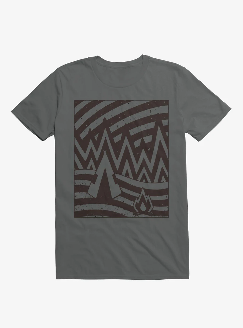 Camping Overnight Art T-Shirt