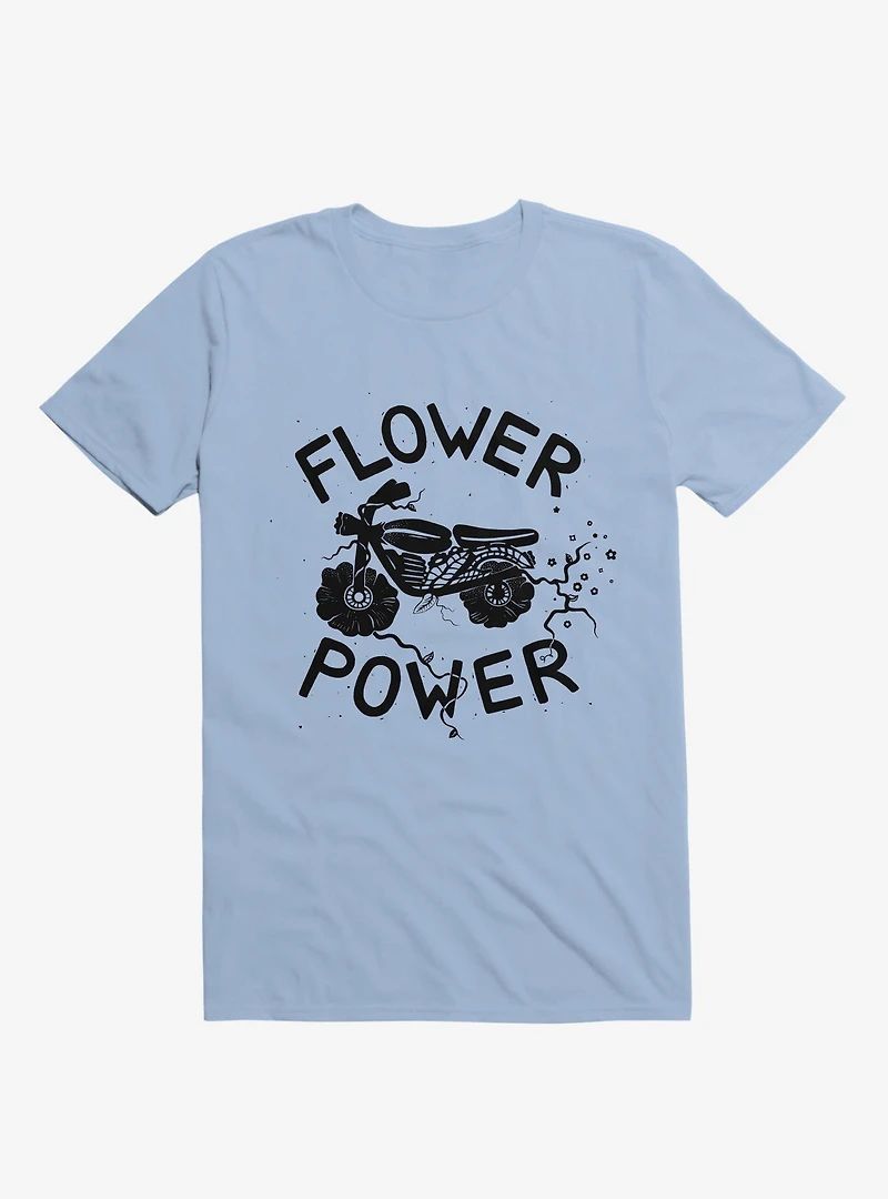 Flower Power Motorcycle T-Shirt