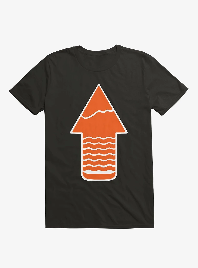 Take A Hike Up Arrow Art T-Shirt