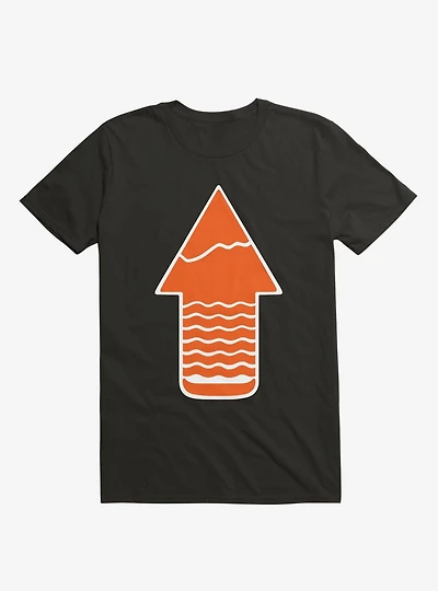 Take A Hike Up Arrow Art T-Shirt