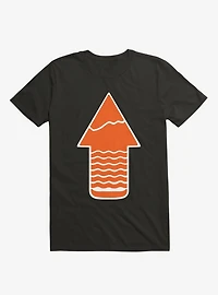 Take A Hike Up Arrow Art T-Shirt