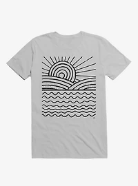 Ocean And Sun Art T-Shirt