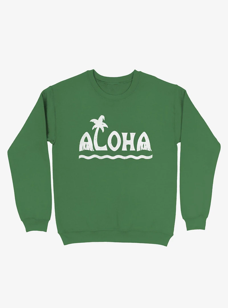 Aloha! Beach Palm Tree Sweatshirt